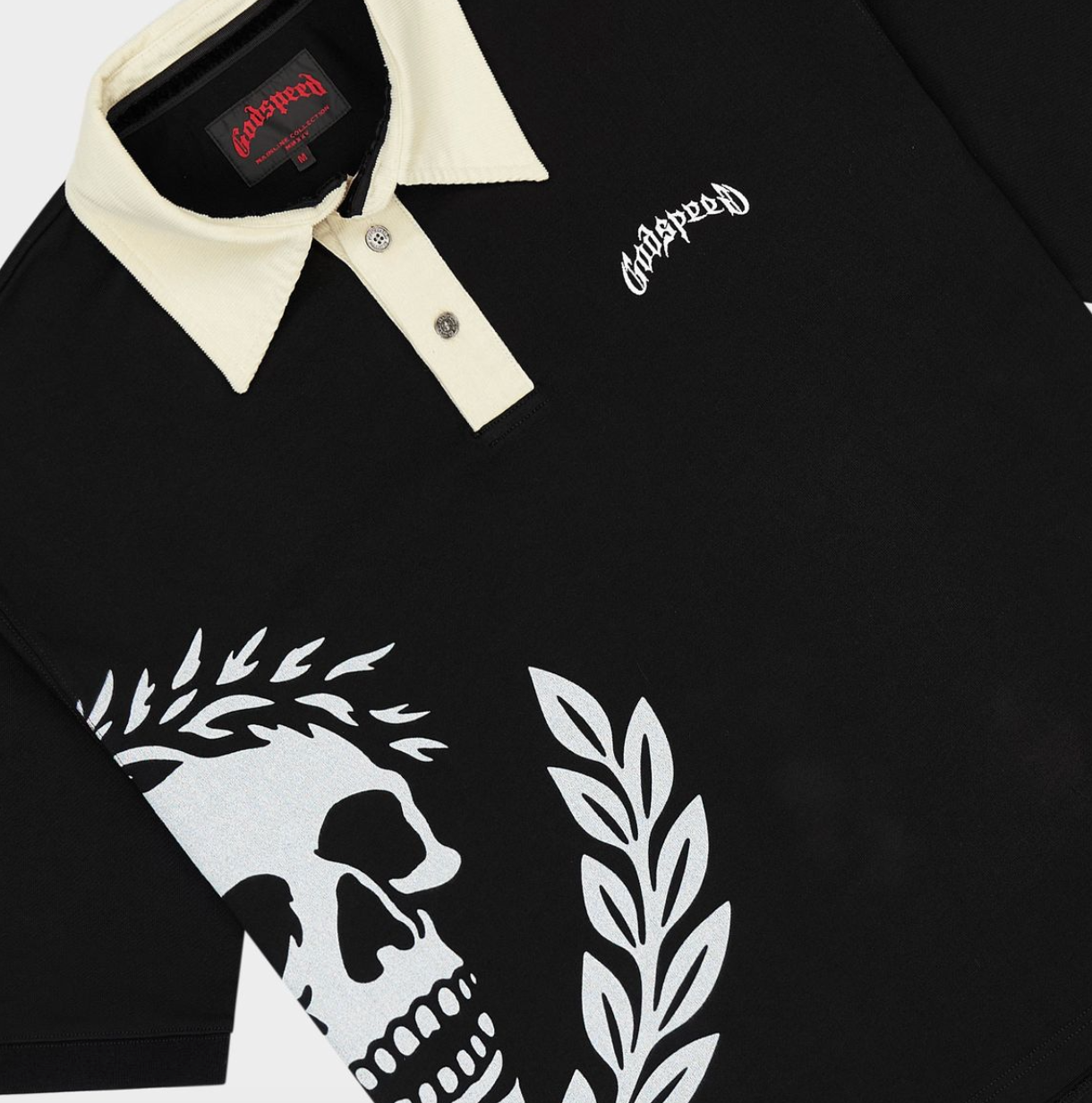 Godspeed Polo Victor Oversized Crest Black