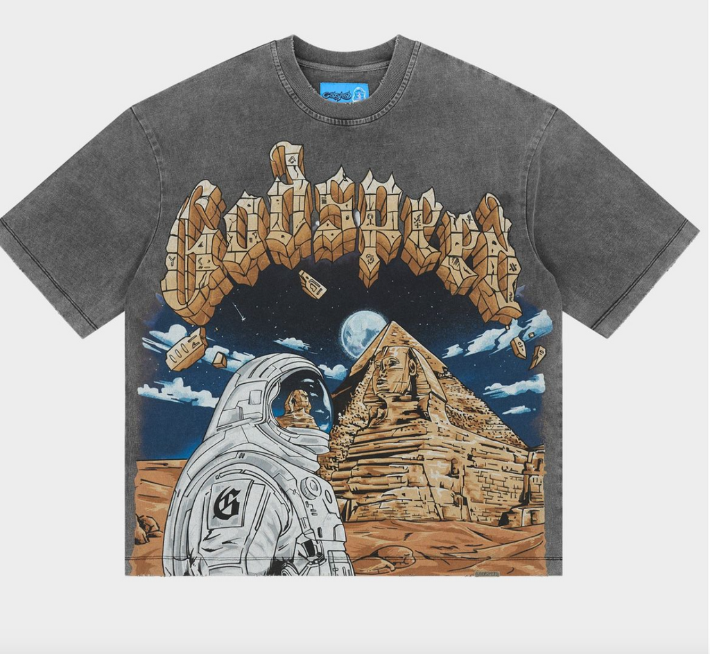 Godspeed Tee Sphinx Guardian T-shirt NG Grey Wash
