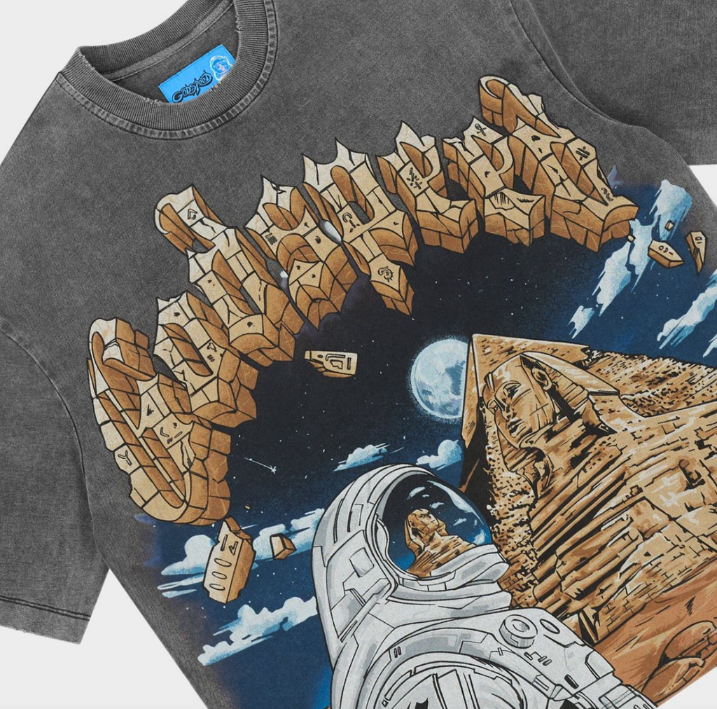 Godspeed Tee Sphinx Guardian T-shirt NG Grey Wash