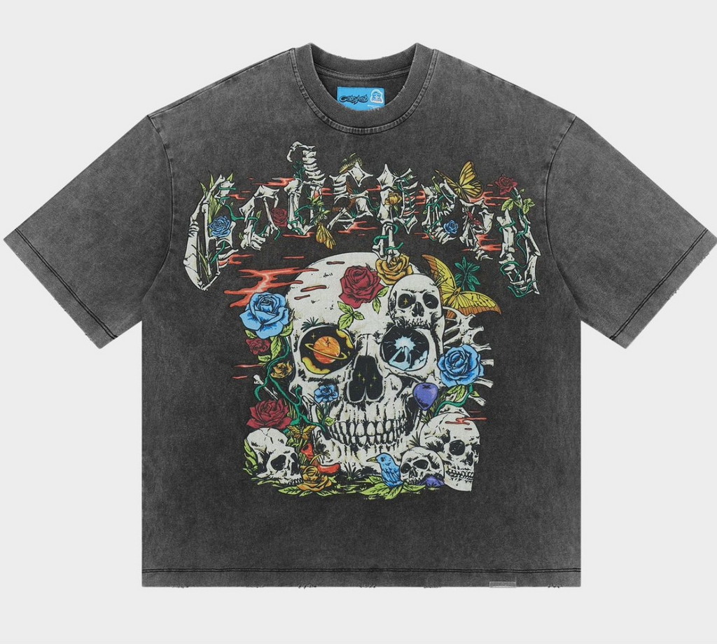 Godspeed Tee Grey Wash Cosmic Remains T-shirt NG