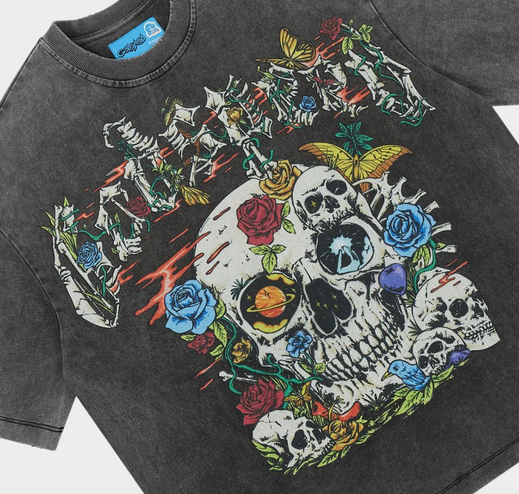 Godspeed Tee Grey Wash Cosmic Remains T-shirt NG