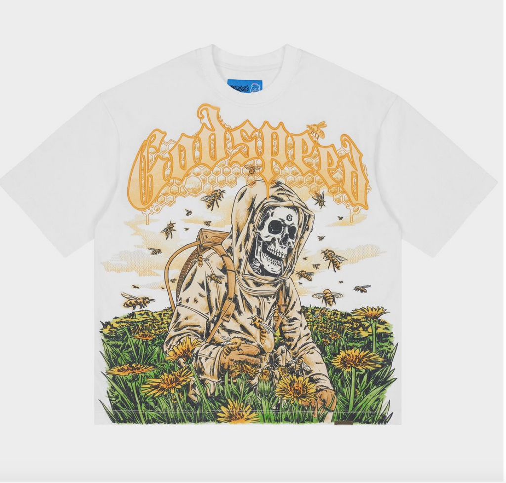 Godspeed Tee White Save the Bees II T-shirt NG