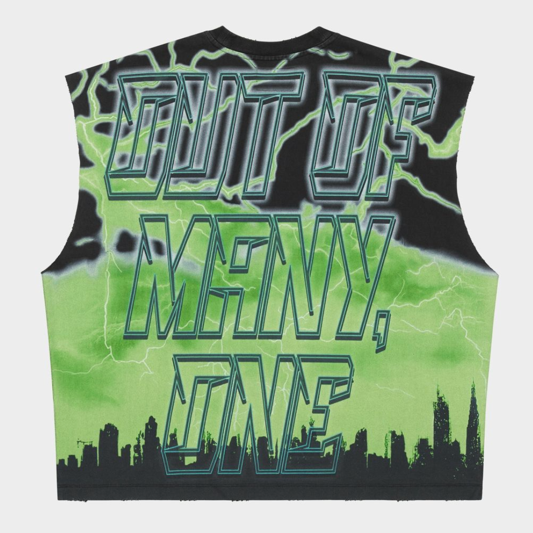 Godspeed Sleeveless Green Voltage T-shirt