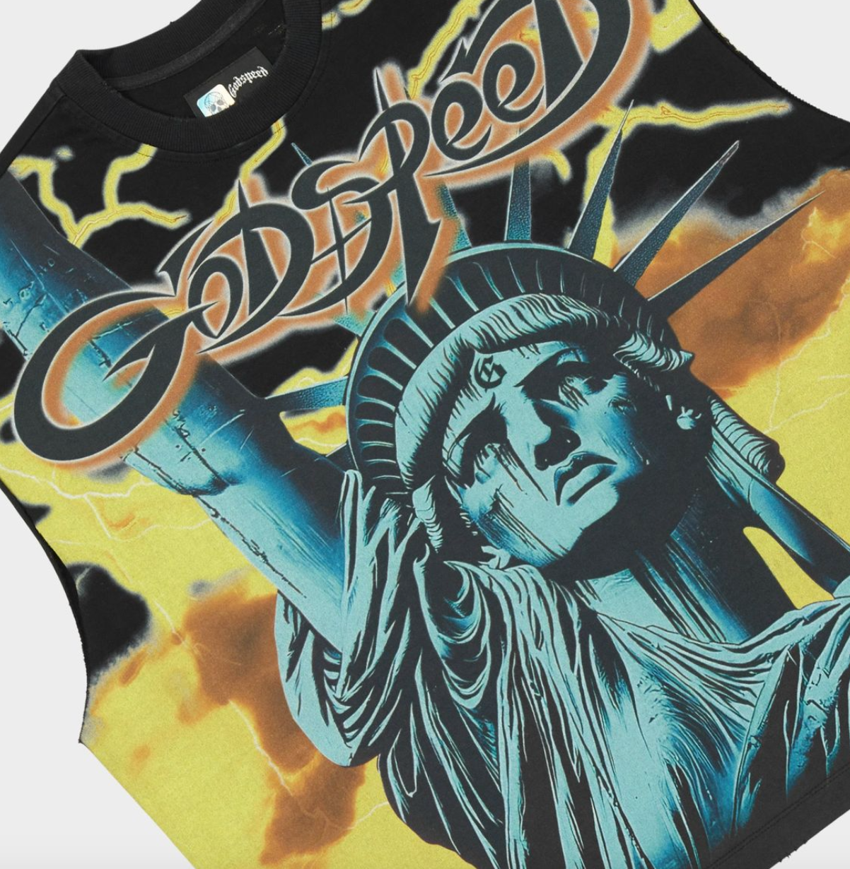 Godspeed Sleeveless Yellow Voltage T-shirt