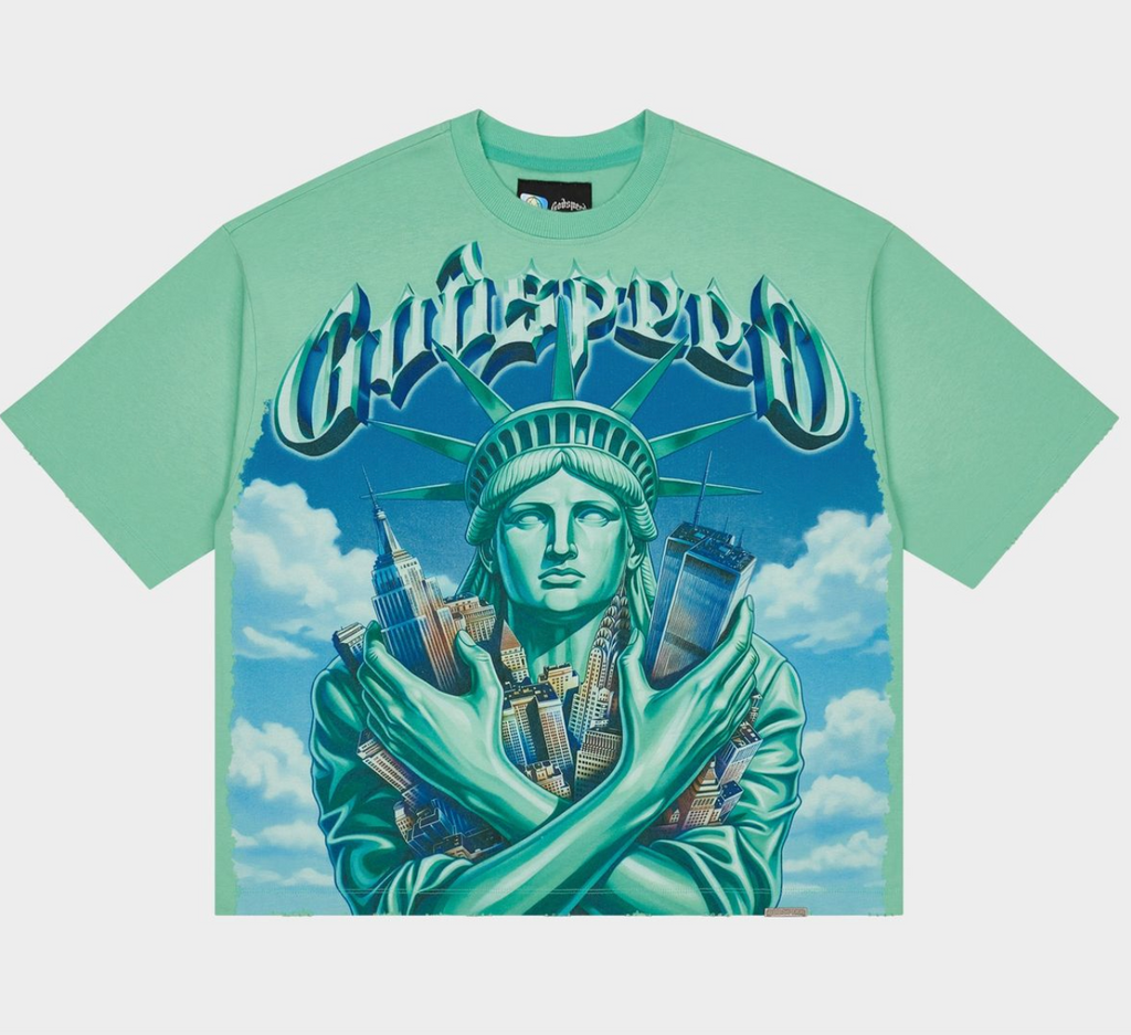 Godspeed Tee Aqua Empire Guardian T-Shirt