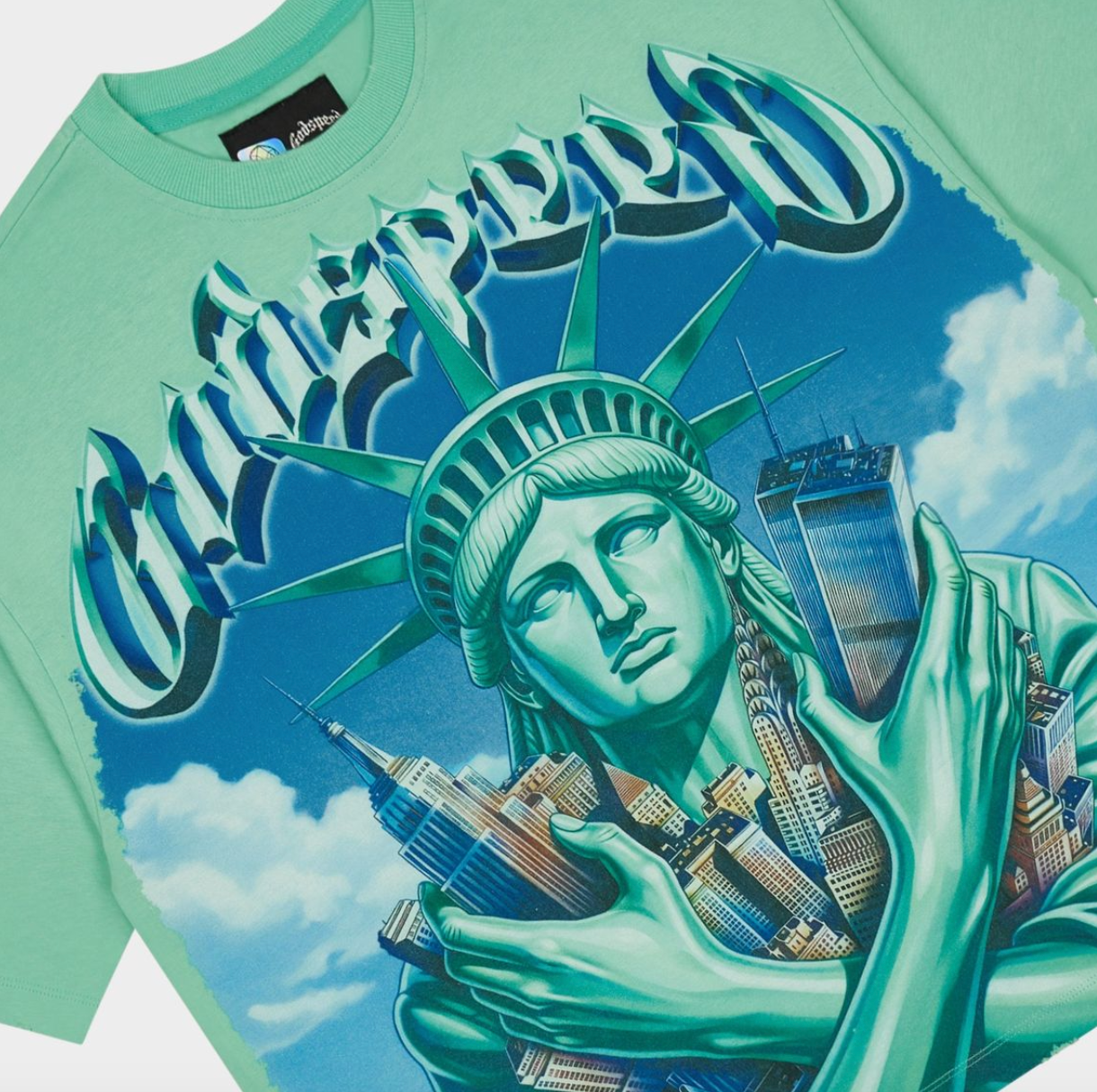 Godspeed Tee Aqua Empire Guardian T-Shirt