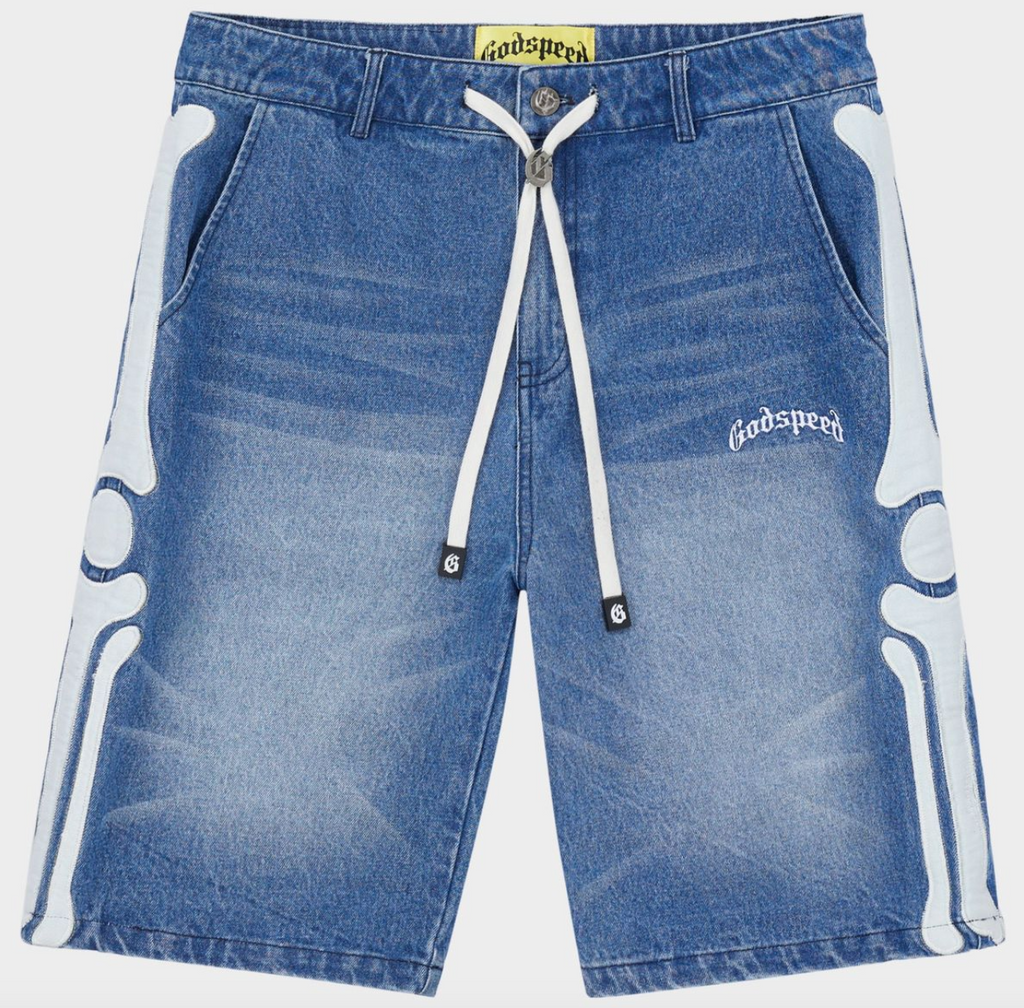 Godspeed Shorts Blue Fémur Denim