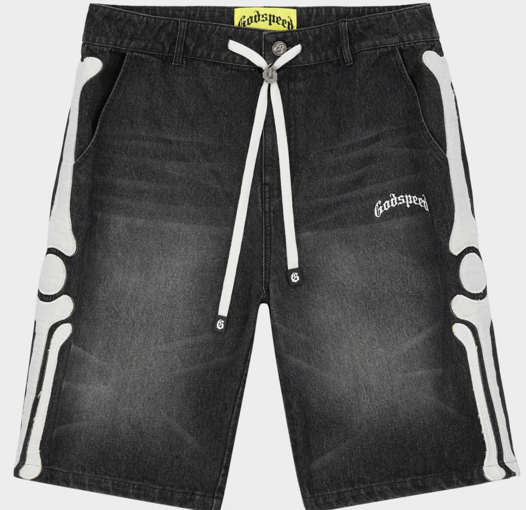 Godspeed Shorts Black Fémur Denim