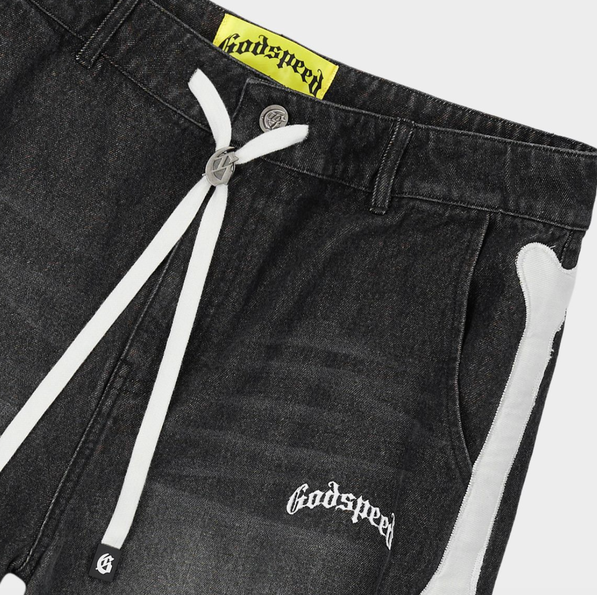 Godspeed Shorts Black Fémur Denim