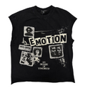 Mixed Emotion Tee “Newspaper” Sleeveless