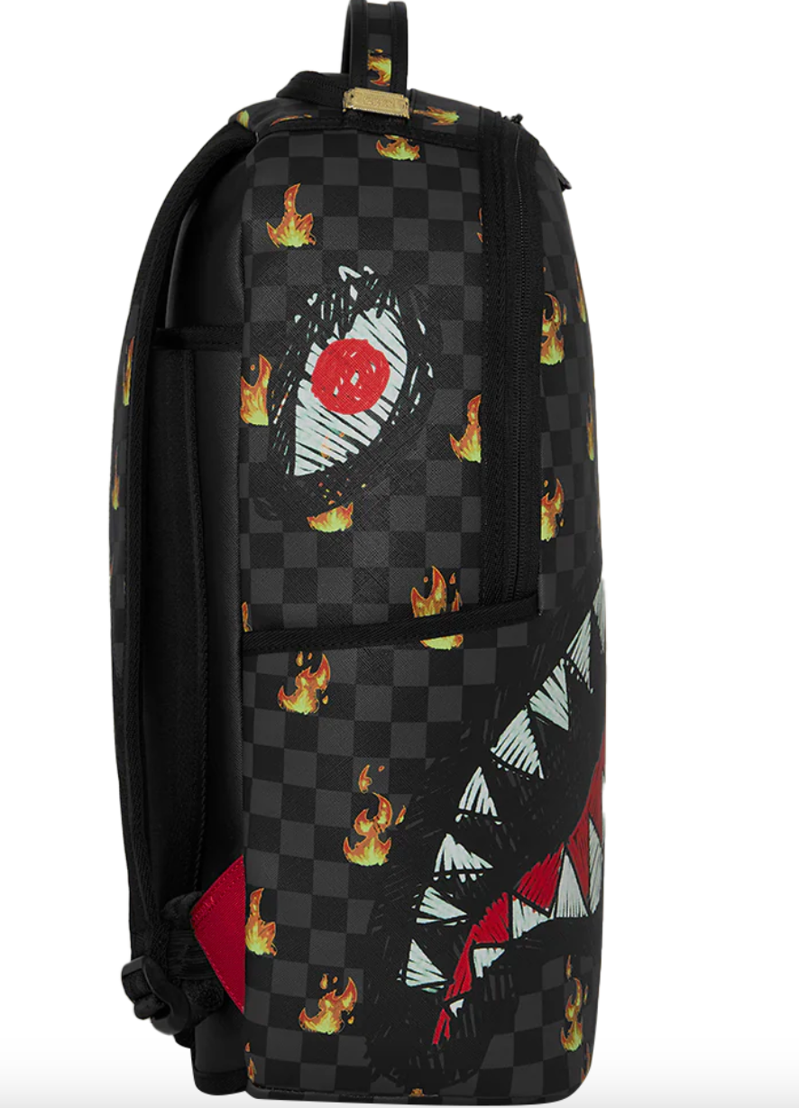 SGB8730 SUPER HOT FIRE SHARKS IN PARIS BACKPACK