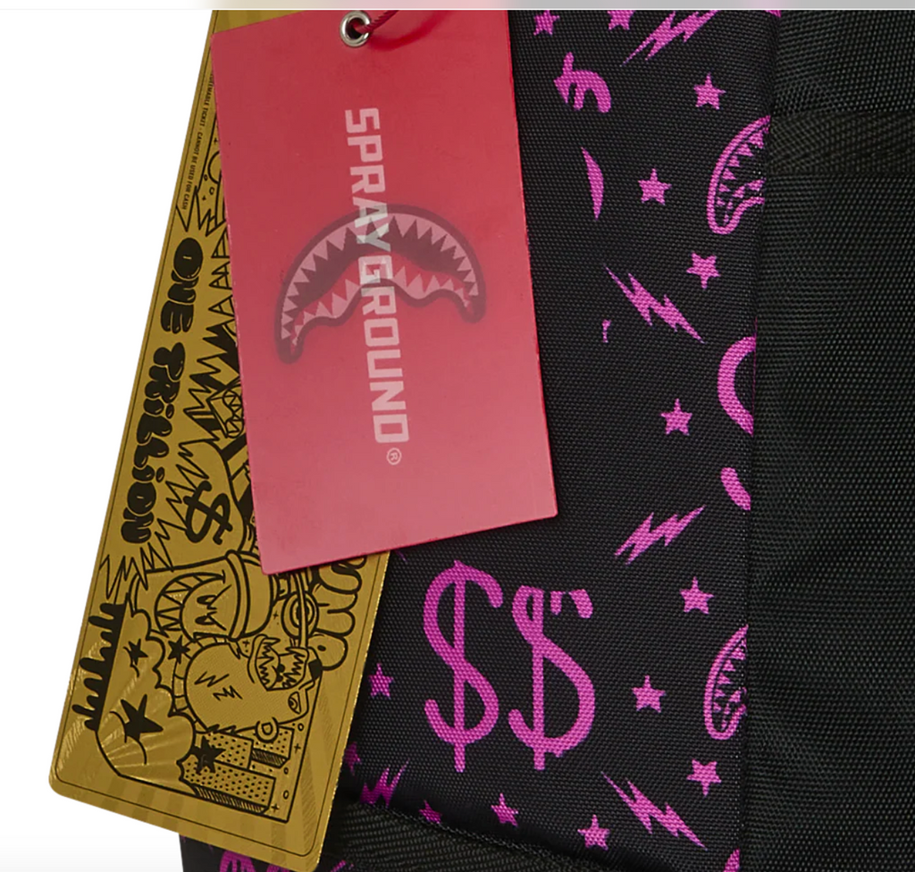 SGB8582 MONEY MAKER SHARK PAPER BACKPACK