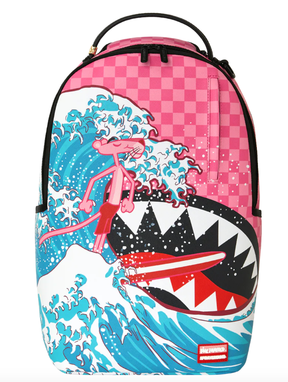 SGB9113 PINK PANTHER DIAMOND WAVES BACKPACK
