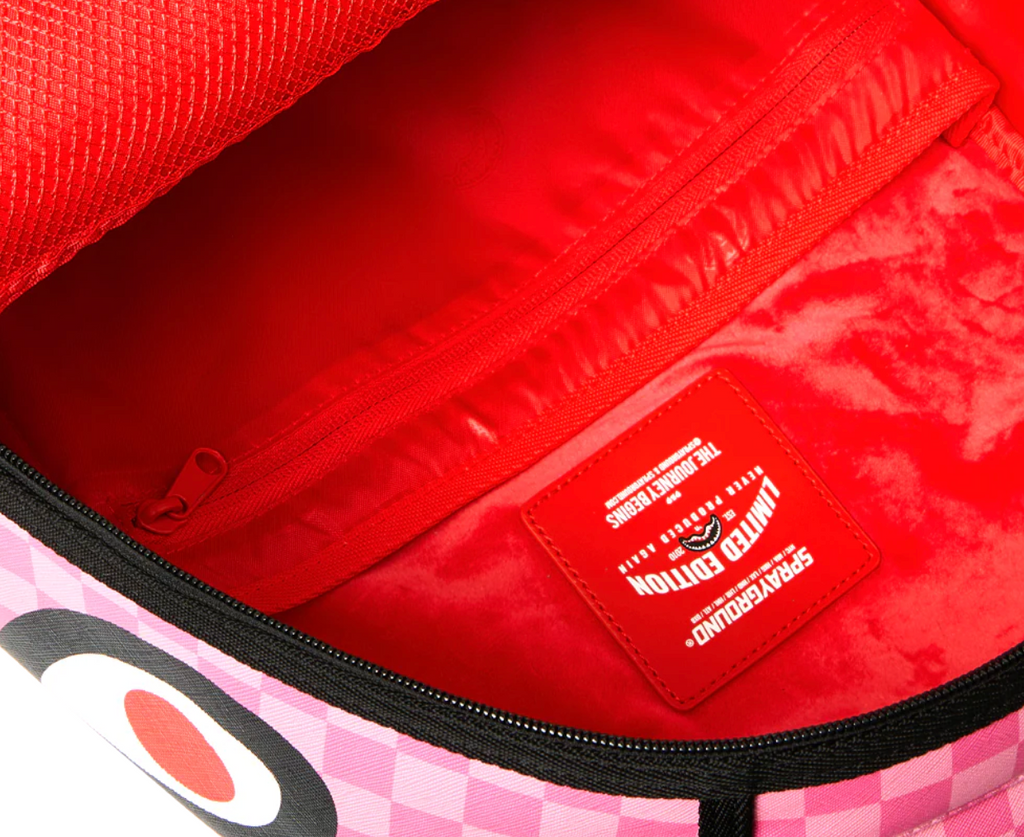 SGB9113 PINK PANTHER DIAMOND WAVES BACKPACK