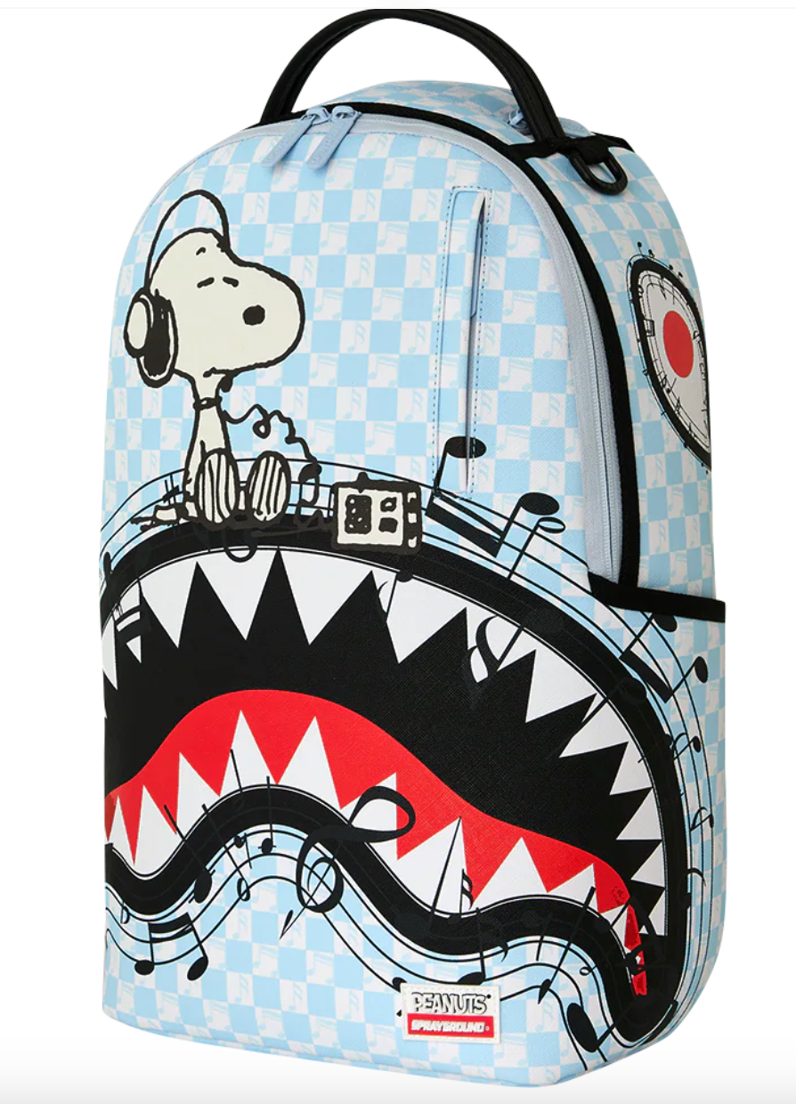 SGB8798 PEANUTS SNOOPY TUNED UP & TUNED OUT BACKPACK