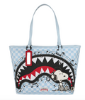 SGT9456 PEANUTS SNOOPY TUNED UP & TUNED OUT TOTE