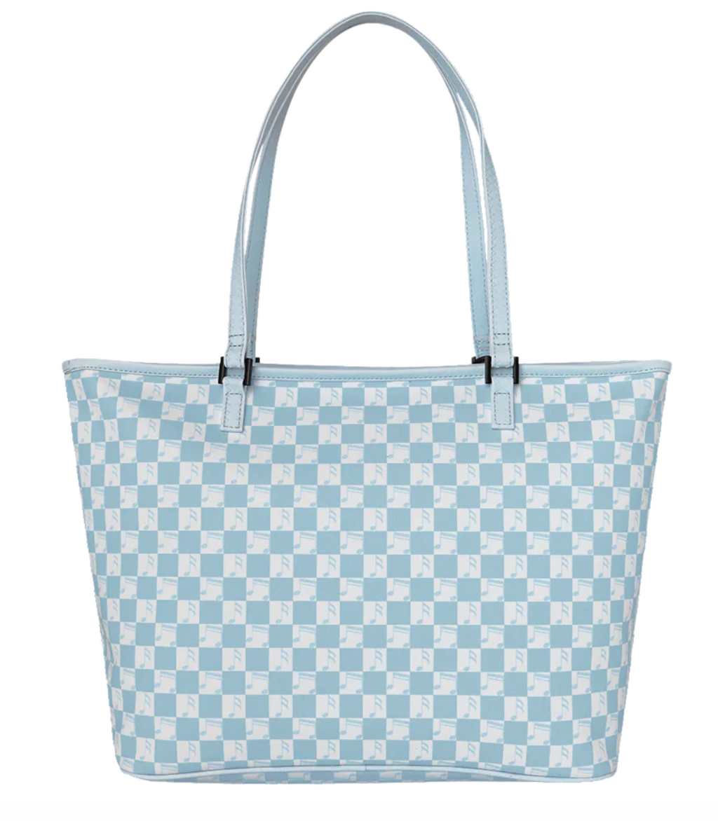 SGT9456 PEANUTS SNOOPY TUNED UP & TUNED OUT TOTE