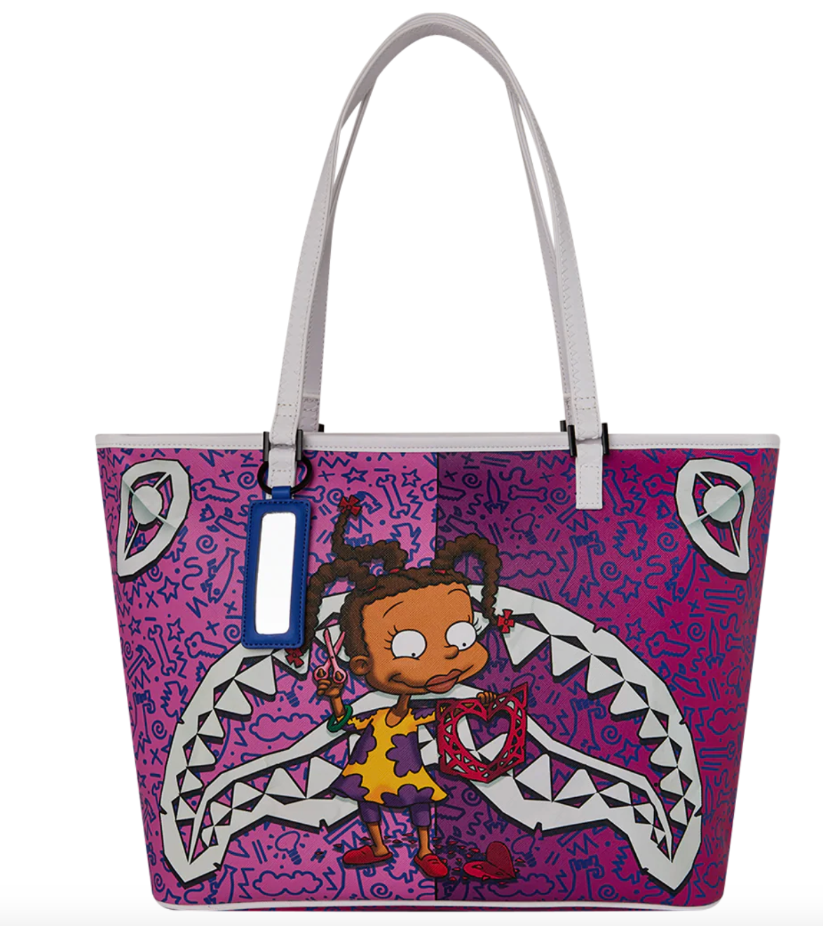 SGT9554 RUGRATS SUSIE PAPER HEARTS TOTE