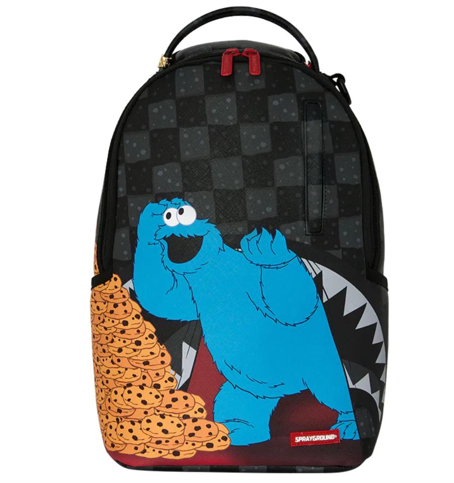 SGM SESAME STREET COOKIE MONSTER STACK EM HIGH MINI DLX BACKPACK