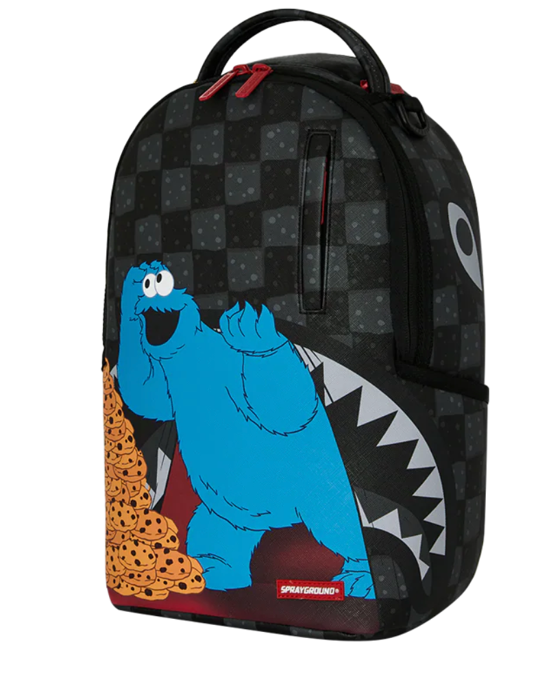 SGM SESAME STREET COOKIE MONSTER STACK EM HIGH MINI DLX BACKPACK
