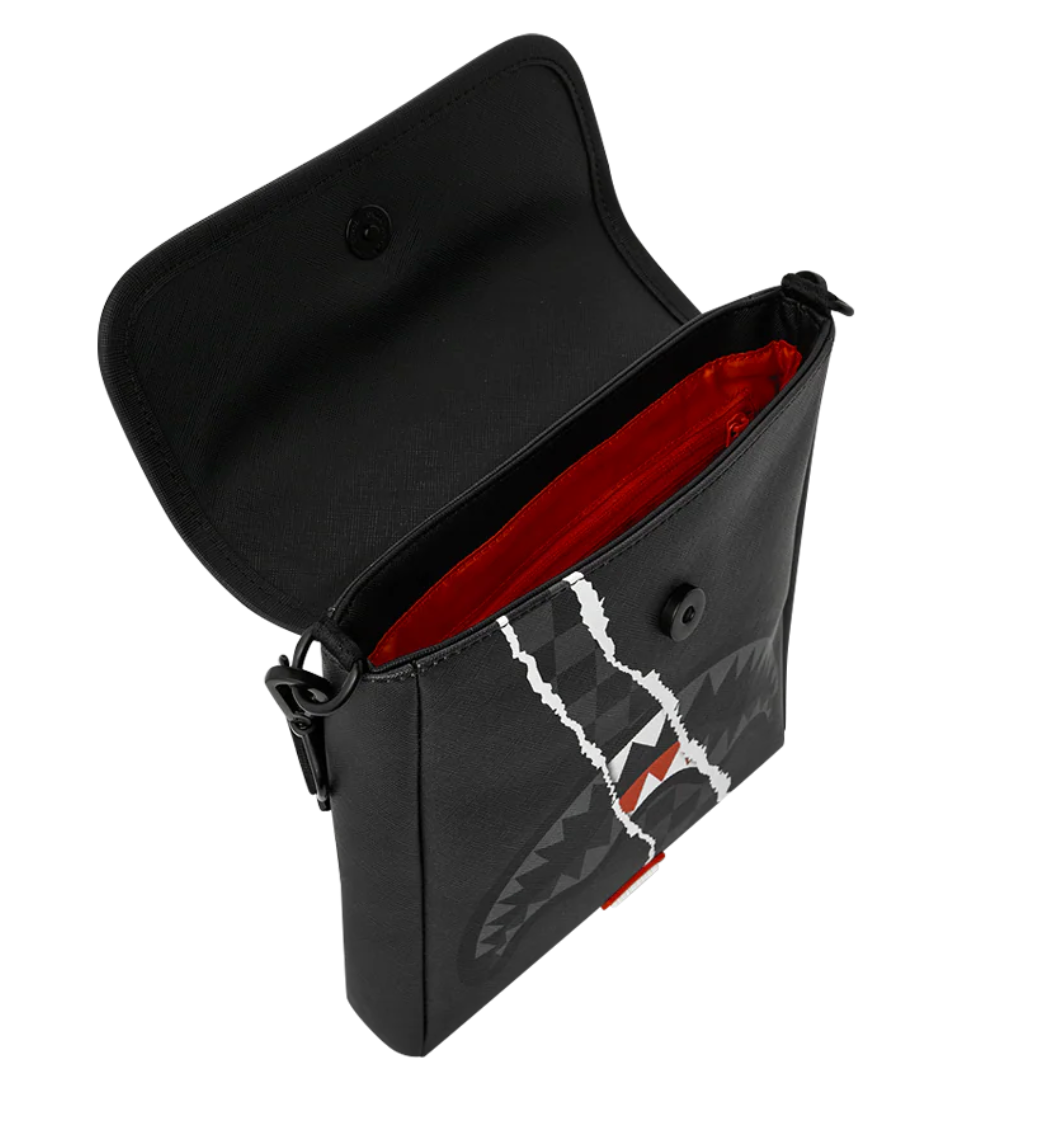 SGB9349 SLING SHARK SLASH MESSENGER SLING