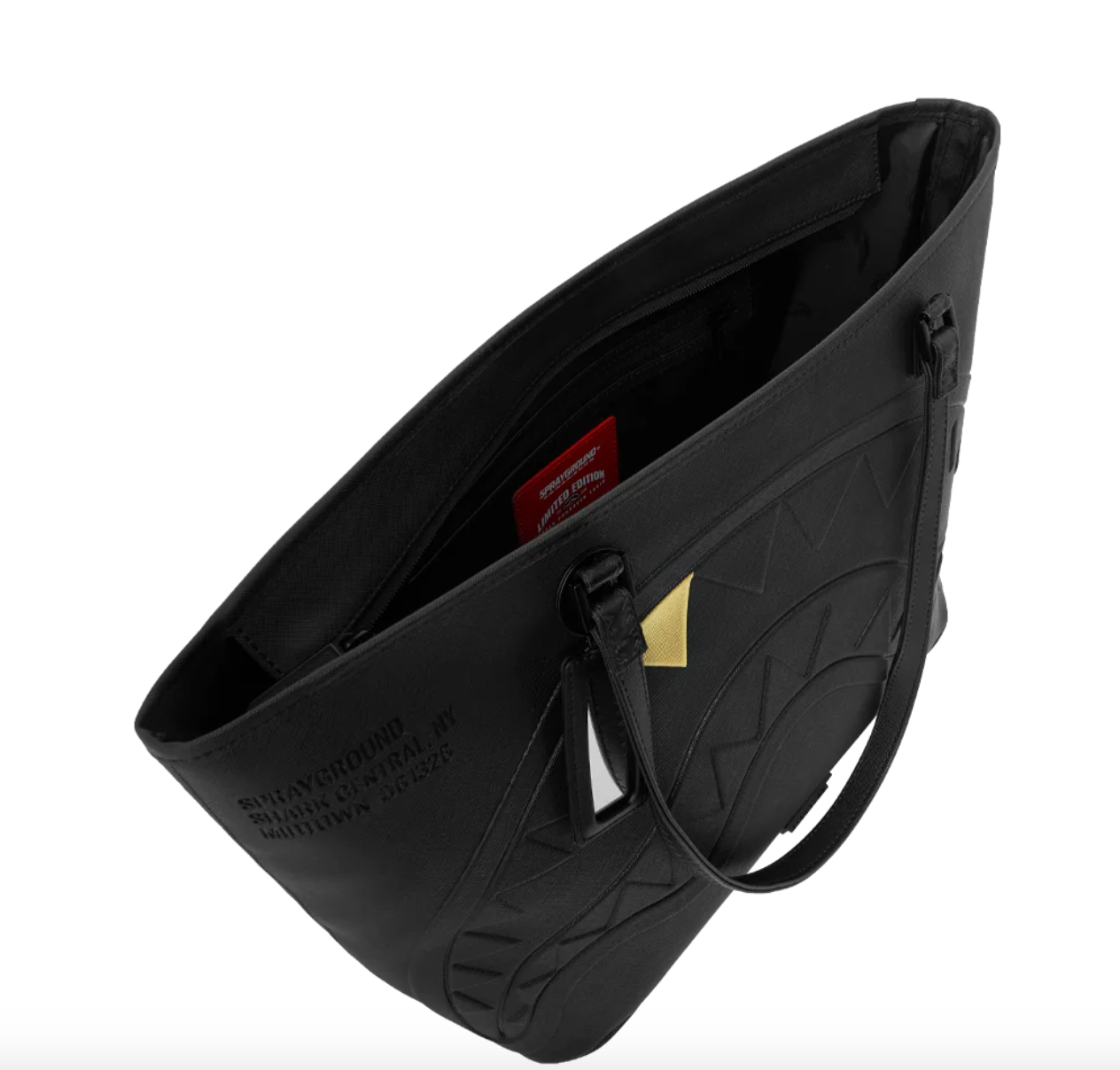 SGT9329 THE GOLDEN FANG SHARK TOTE