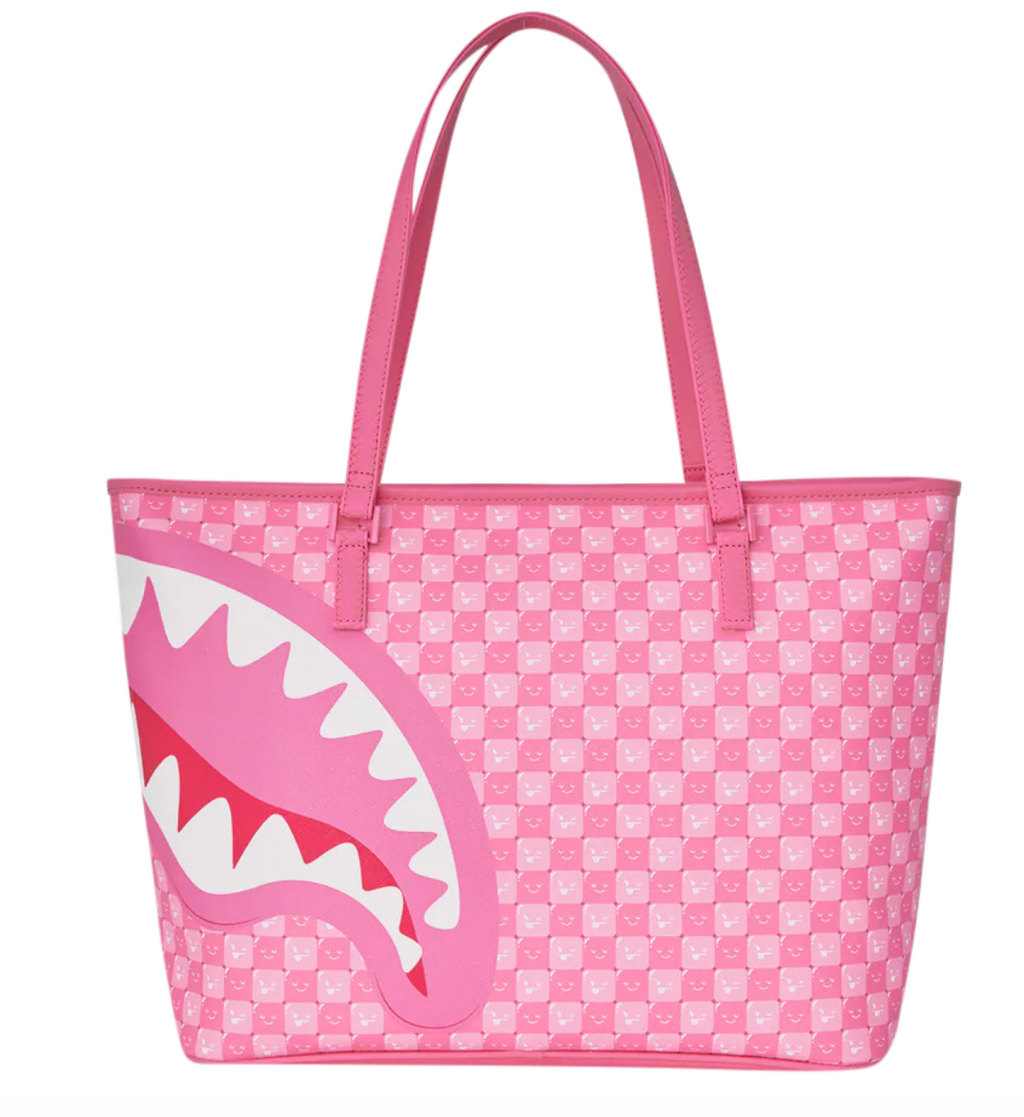 SGT9320 SHINOBI SHARKS IN PARIS (PINK) TOTE