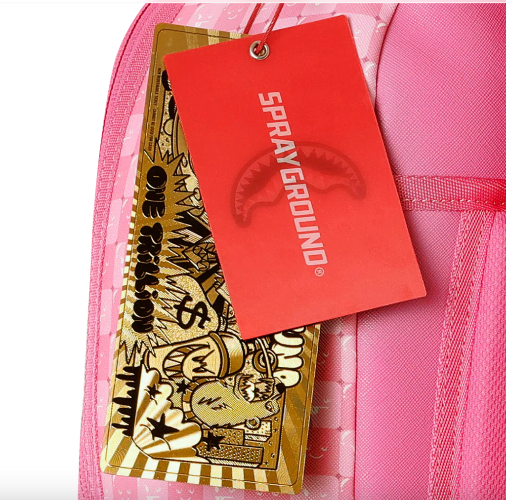 SGB8715 SHINOBI SHARKS IN PARIS (PINK) BACKPACK