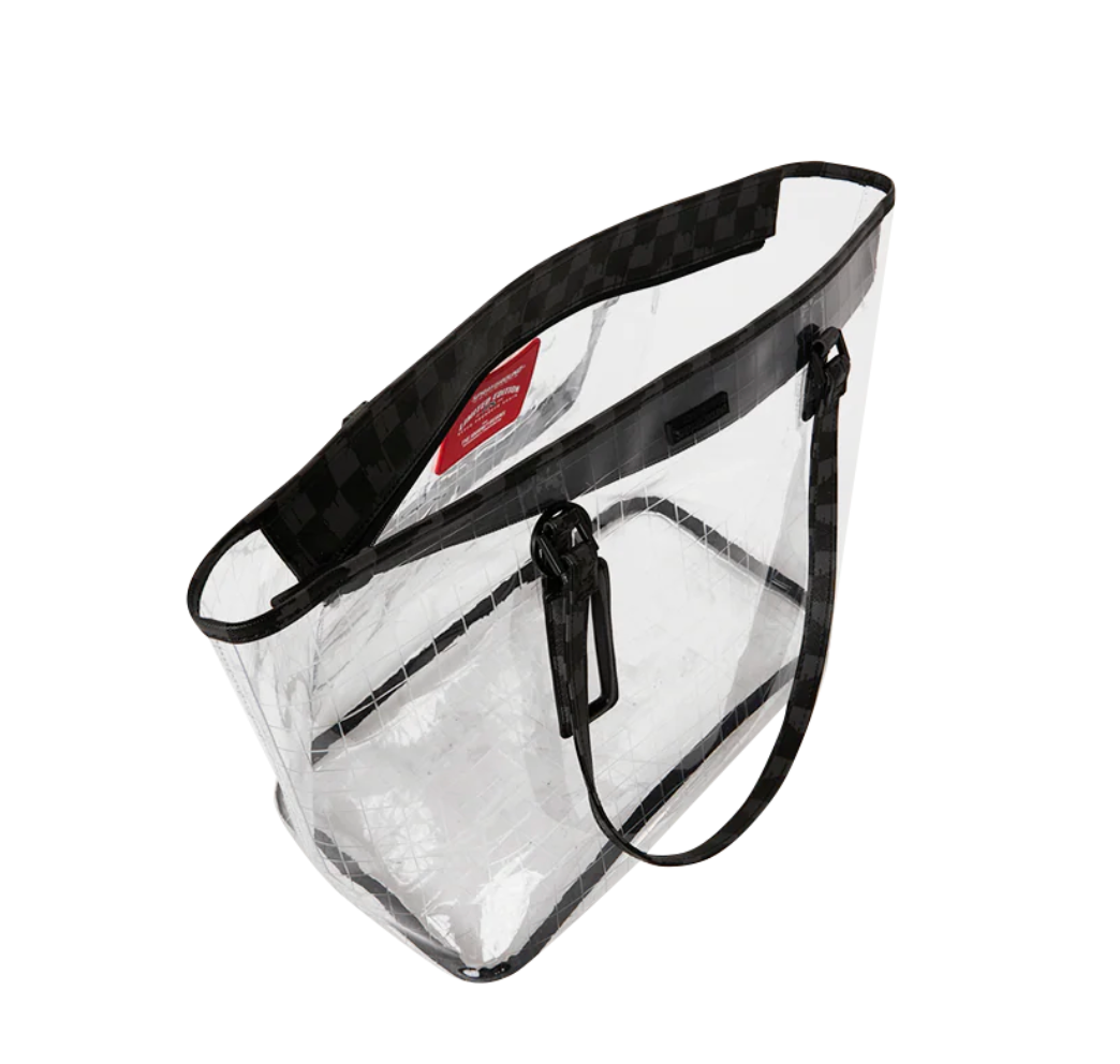 SGT9588 FULLY CLEAR SHARKS IN PARIS TOTE