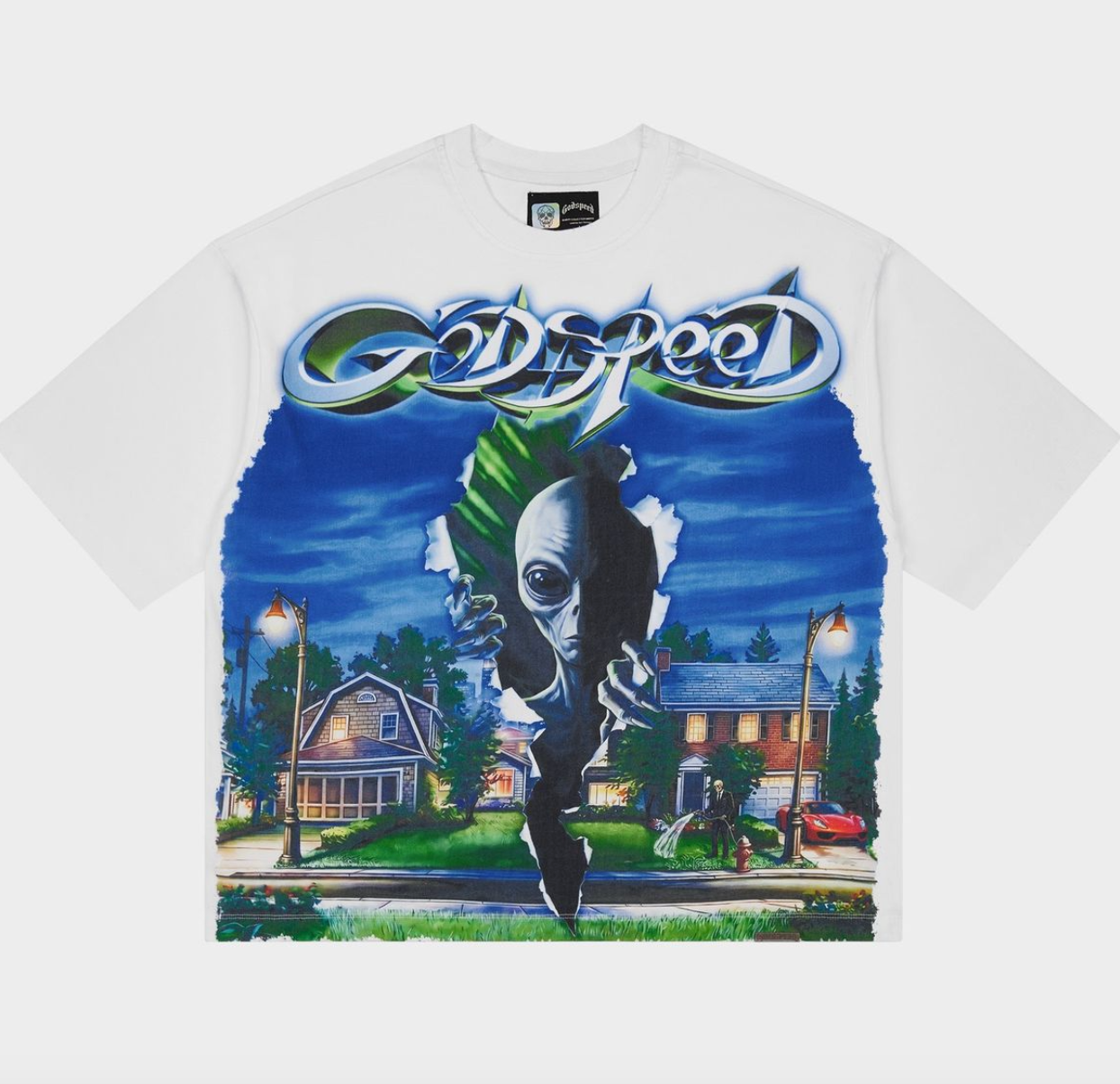 Godspeed Tee White Neighborhood Watch T-shirt