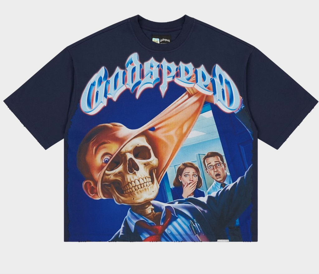 Godspeed Tee Navy Mask Off T-shirt