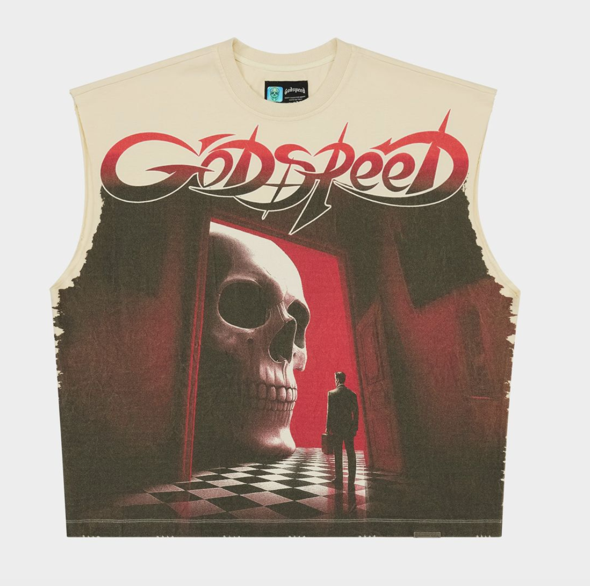 Godspeed Sleeveless Bone Fate’s Doorstep Sleeveless T-shirt