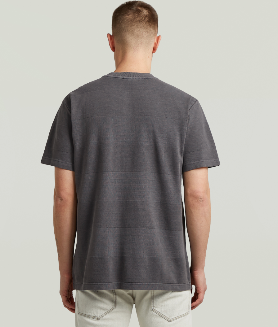GSTAR TEE D28907-E504 - Washed Jacquard R T
