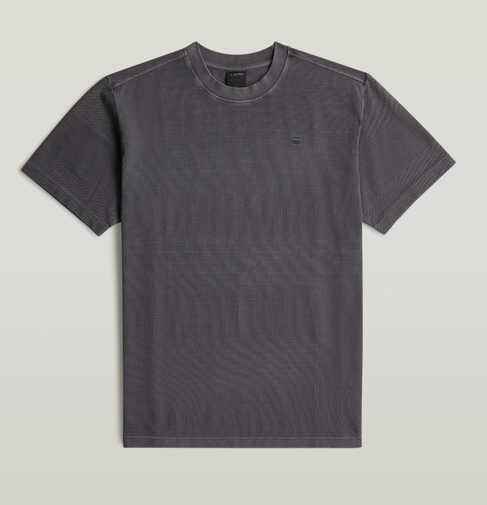 GSTAR TEE D28907-E504 - Washed Jacquard R T