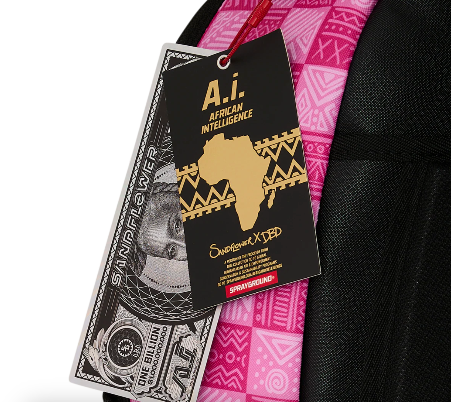 SGB A.I. AFRICAN INTELLIGENCE THE SUNSET RESET BACKPACK - SANDFLOWER COLLAB
