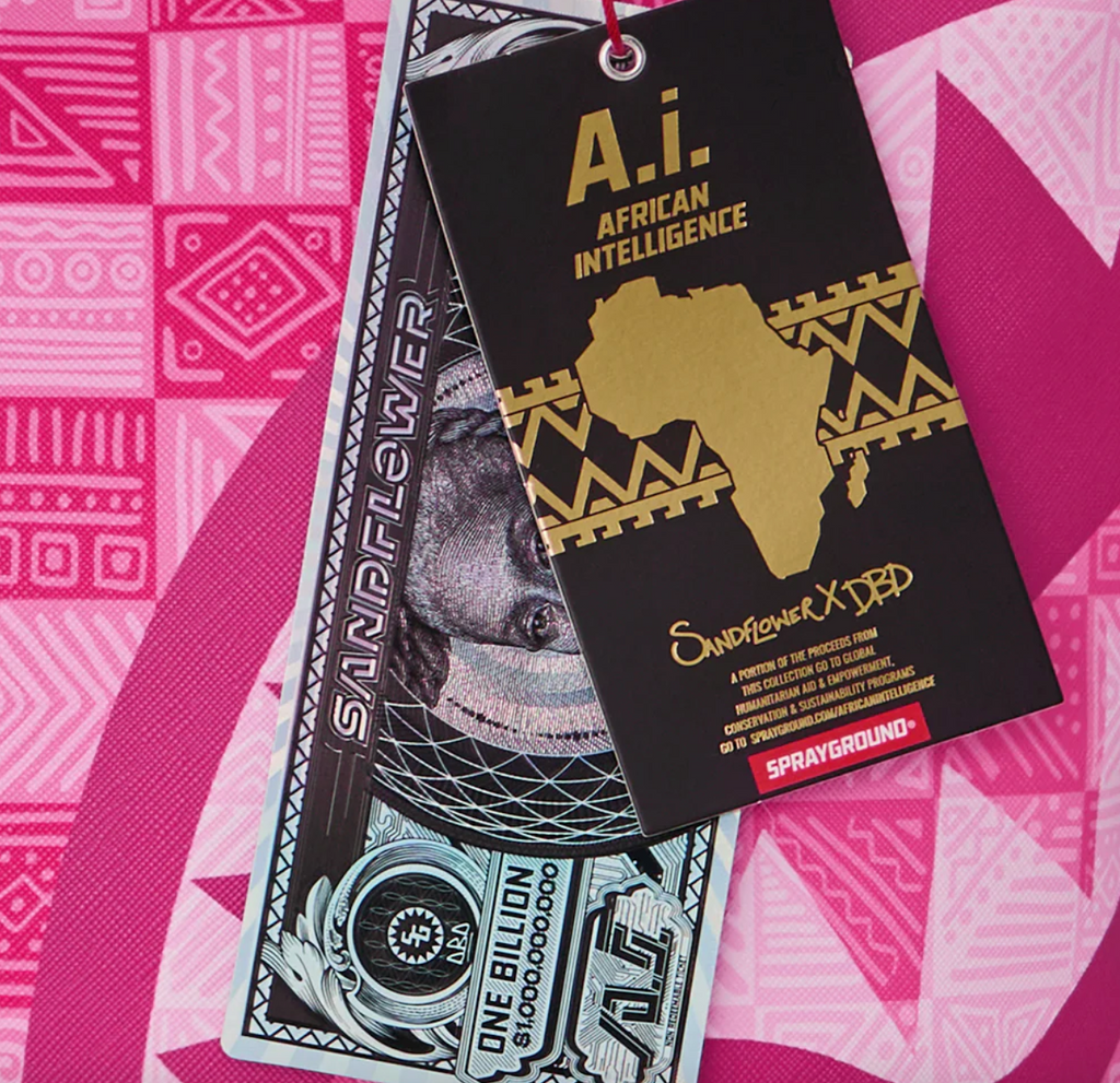 SGT A.I. AFRICAN INTELLIGENCE THE SUNSET RESET TOTE - SANDFLOWER COLLAB