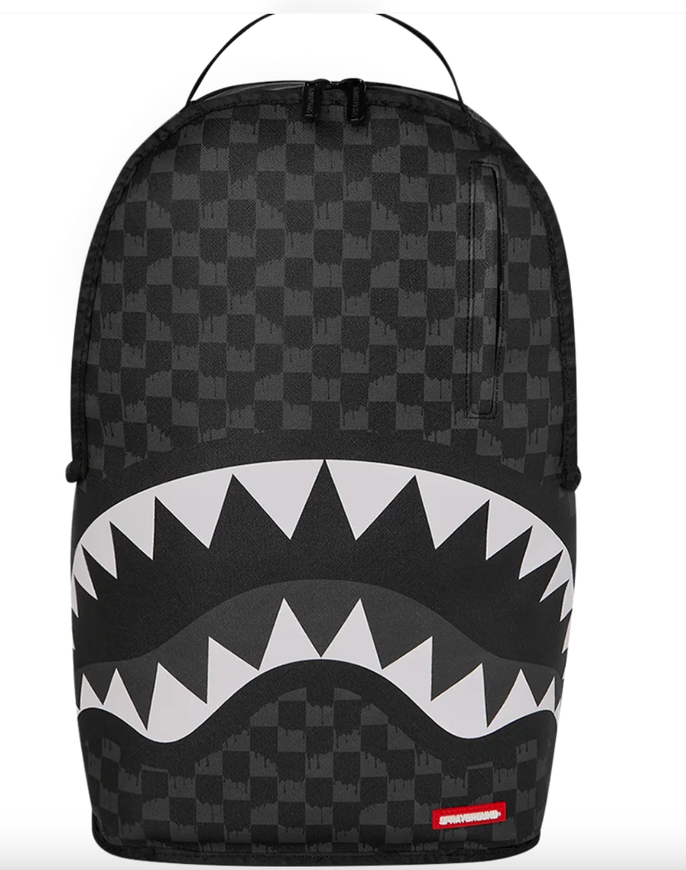 SGB REVERSE MODE - PURPLE VELOUR TO BLACK CHECK BACKPACK