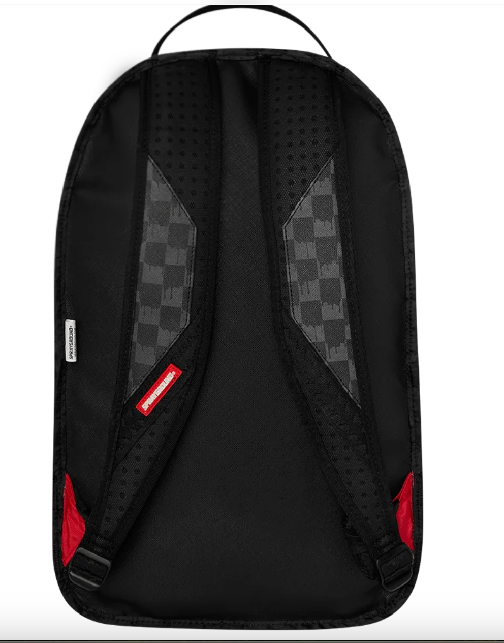 SGB REVERSE MODE - PURPLE VELOUR TO BLACK CHECK BACKPACK