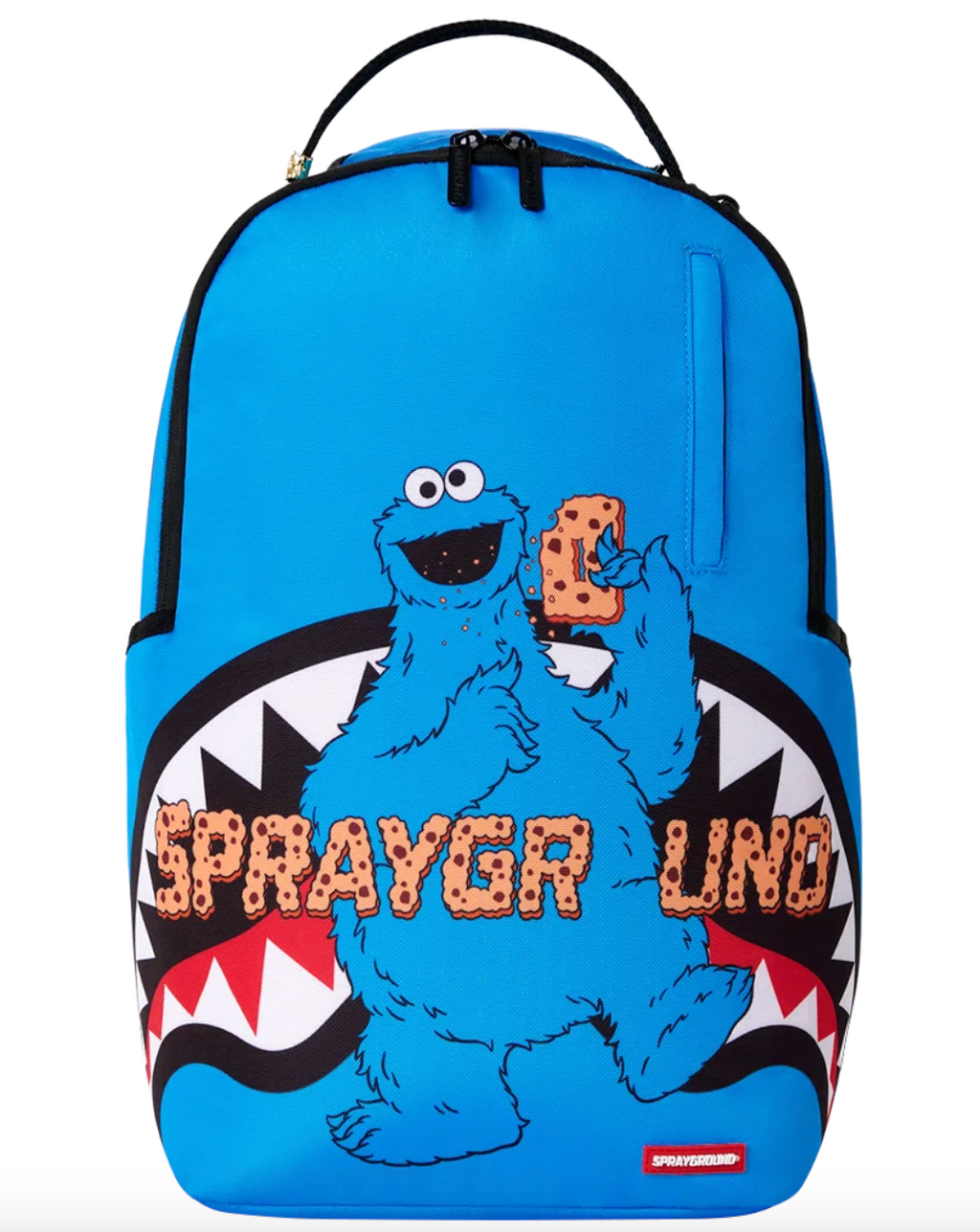 SGB SESAME STREET COOKIE MONSTER TAKE A BITE BACKPACK