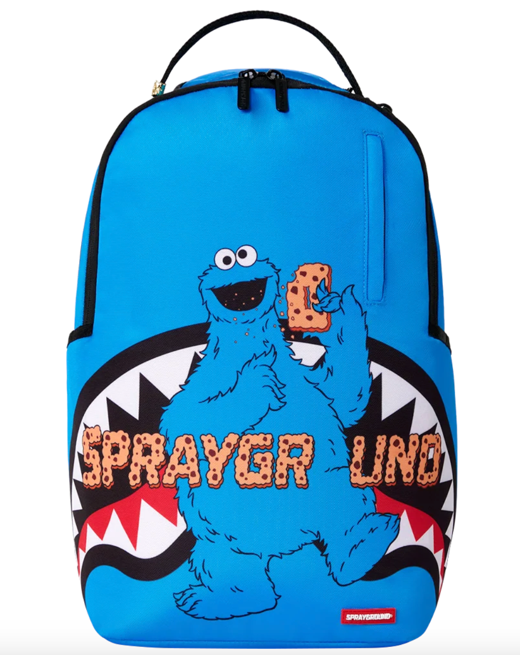 SGB SESAME STREET COOKIE MONSTER TAKE A BITE BACKPACK