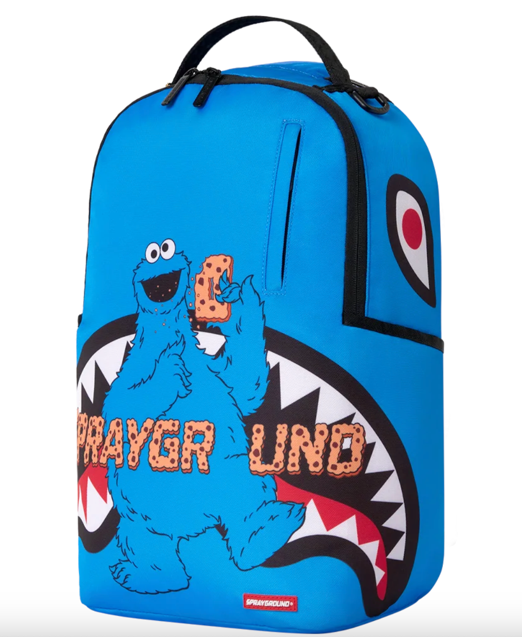 SGB SESAME STREET COOKIE MONSTER TAKE A BITE BACKPACK
