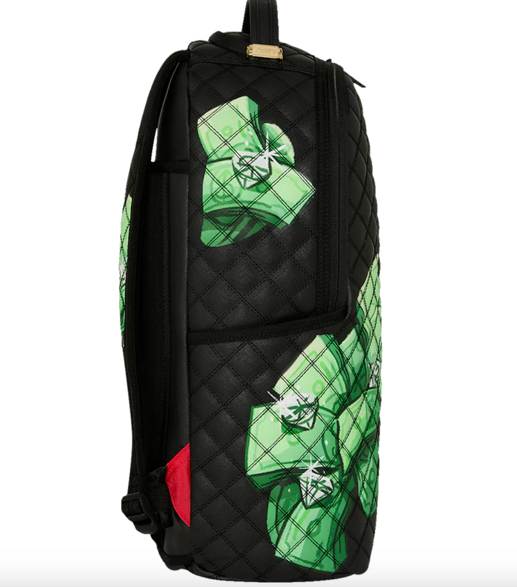 SGB8569 HAND-PAINTED QUILT SHARK BACKPACK