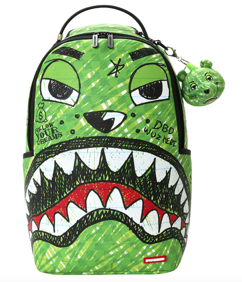 SGB8670 MONEYBEAR CHOMP & KEYCHAIN BACKPACK