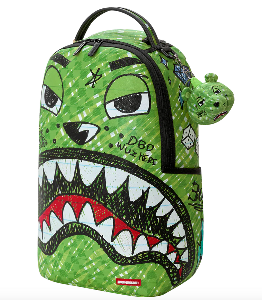 SGB8670 MONEYBEAR CHOMP & KEYCHAIN BACKPACK