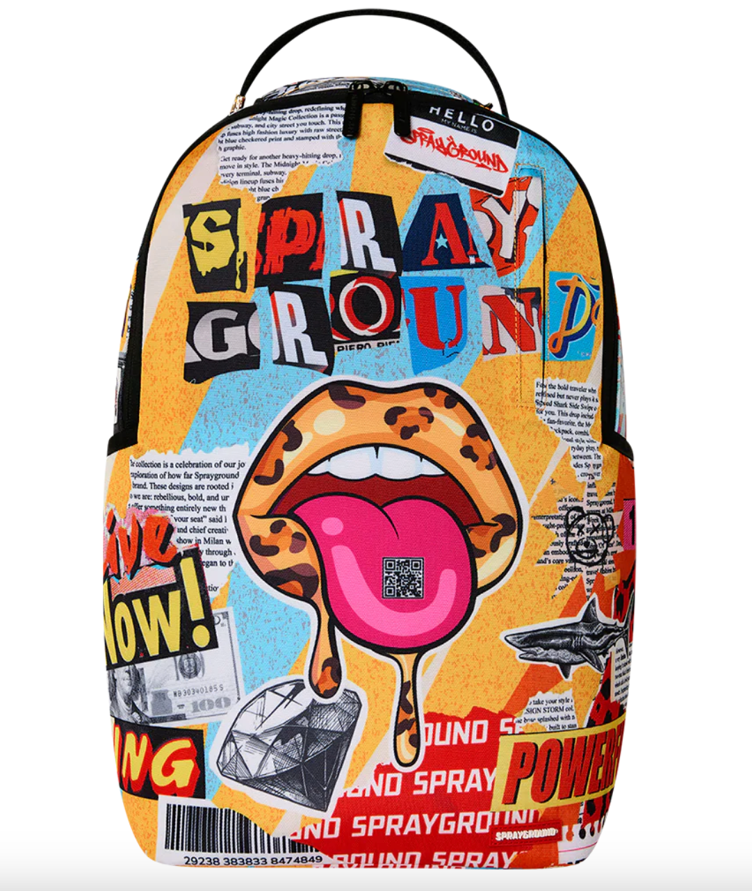 SGB8674 COLLAGE OF FUN BACKPACK
