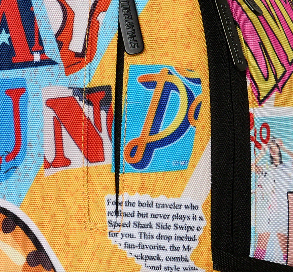 SGB8674 COLLAGE OF FUN BACKPACK