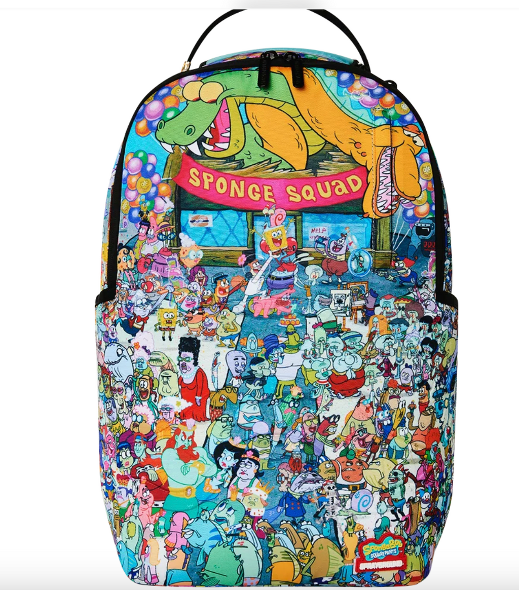 SGB9095 SPONGEBOB BIG OCEAN PARTY BACKPACK