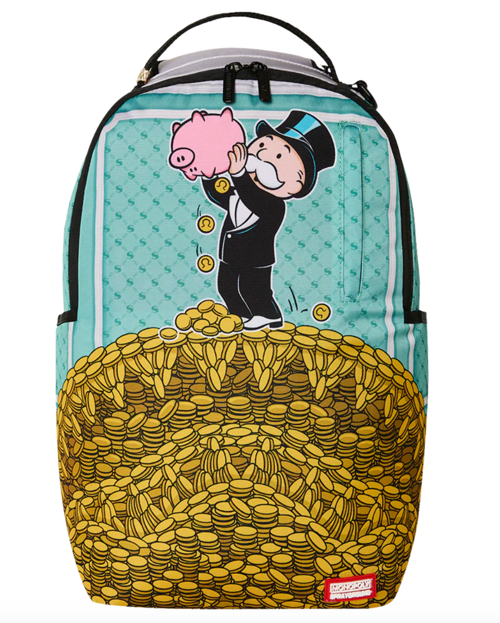 SGB9098 MONOPOLY MAKE SURE IT'S ALL THERE BACKPACK