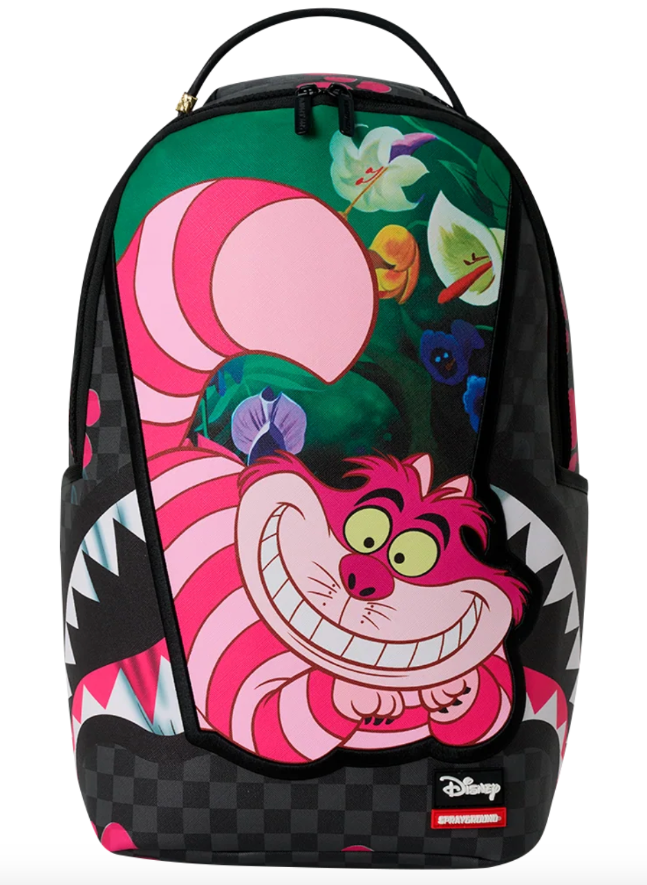 SGB9151 DISNEY ALICE IN WONDERLAND CHESHIRE CAT MAD SHARK BACKPACK