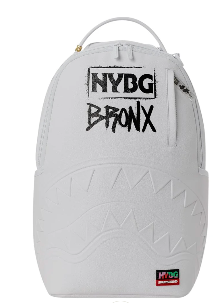 SGB9613 NYBG BRONX WHITE BACKPACK- SUPER LIMITED EDITON